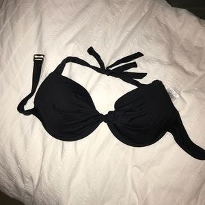 Black bikini top